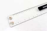 Isomars Parallel Bar (32 Inches) with Triangular Scale (No.2) | Metal Clamps & Mechanical Pencil 2mm with Lead and Eraser | Ideal For Architect, Interior Design and Drafting Students - Isomars