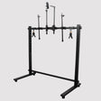 ISOMARS Photography Stand for Overhead Photos & Videos with Camera & Smartphone. Adjust at 10 Different Height. Two Light Holder and Bracket & Clips for Holding Background Sheets. - Isomars