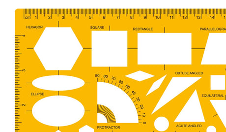 Isomars Pro Circle Big (25 Circle) with Professional Geometry and Circle Template (35 Circle) Ideal for Interior Design | Engineering | Architect | Drafting Students - Isomars