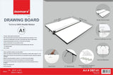 Isomars Professional drafting board with parallel ruler, foldable stand & carry handle for precise technical drawing - Isomars