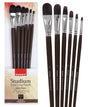 Isomars Professional Filbert Paint Brush Set of 6 for Acrylic, Watercolor & Oil Painting - Isomars
