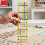 Isomars Quilting Ruler 3 x 12 Inch | Clear Acrylic Sewing Scale - Isomars