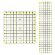 Isomars Quilting Ruler Set of 2 | 10 x 10 & 6 x 24 Inch Acrylic - Isomars