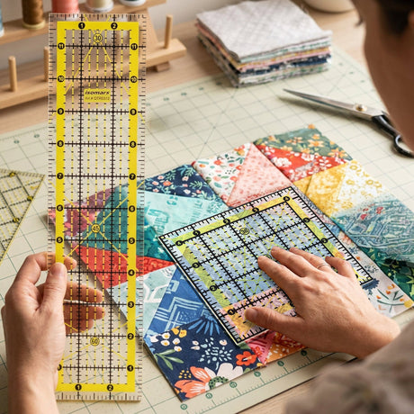 Isomars Quilting Ruler Set of 2 | 3" x 12" & 4.5" x 4.5" - Isomars