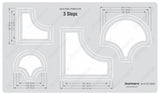 Isomars Quilting Template 3 Steps - Isomars