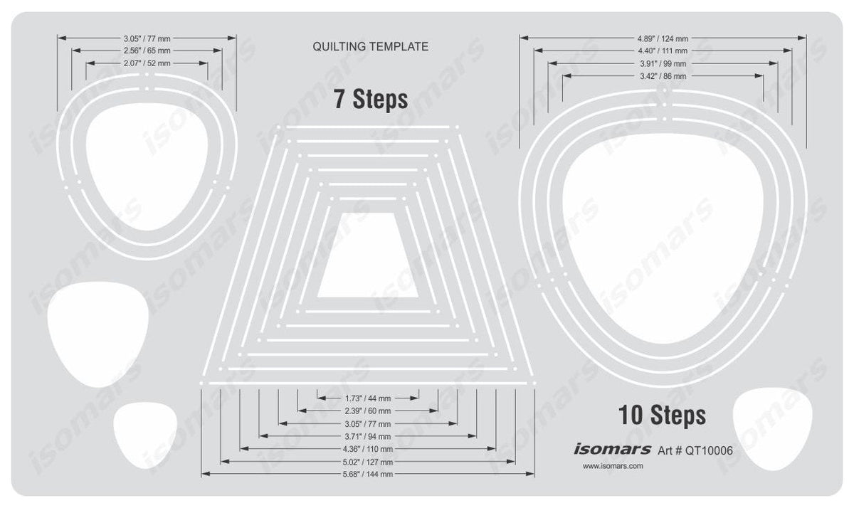Isomars Quilting Template 7/10 Steps