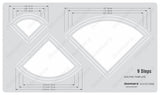Isomars Quilting Template 9 Steps - Isomars