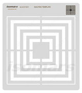 Isomars Quilting Template Acrylic Circle Quilting Stencil for Patchwork, Applique & Fabric Cutting | Transparent Concentric Ring Sewing Tool for Beginners & Fashion Designers - Isomars