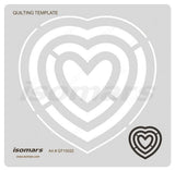 Isomars Quilting Template Acrylic Stencil - Isomars