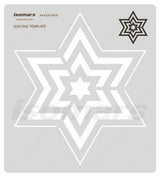Isomars Quilting Template Article 7 – 3 mm Thick Acrylic Patchwork & Apparel Design Stencil | Transparent Fabric Cutting Tool for Beginners, Quilters & Costume Designers - Isomars