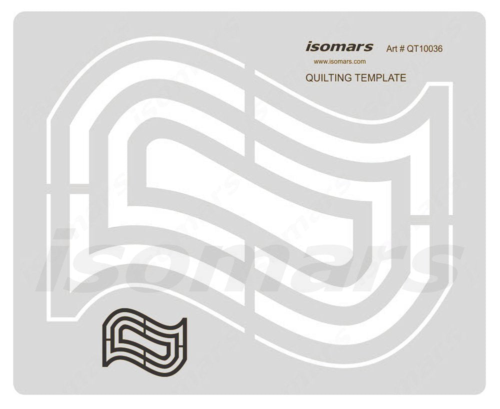 Isomars Quilting Template for Patchwork & Sewing 10036 - Isomars