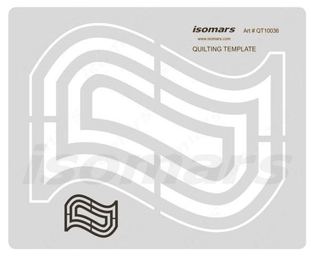 Isomars Quilting Template for Patchwork & Sewing 10036 - Isomars