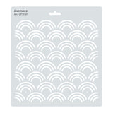 Isomars Rainbow Quilting Template for Sewing, Patchwork & Crafts 10107 - Isomars