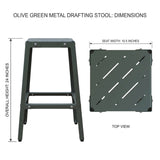 Isomars Scholar Drawing Table with Stool & A1 Double-Sided Laminated Drawing Board | Height Adjustable Drafting Table | 0–180° Tilt for Artists, Architects & Designers(Green) - Isomars