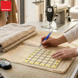 Isomars Square Quilting Ruler 6 x 6 Inch | 3mm Clear Acrylic - Isomars