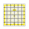 Isomars Square Quilting Ruler 6 x 6 Inch | 3mm Clear Acrylic - Isomars