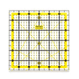 Isomars Square Quilting Ruler 6 x 6 Inch | 3mm Clear Acrylic - Isomars