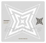 Isomars Star Quilting Template Acrylic Stencil - Isomars