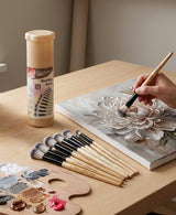 Isomars Studium Blending Brush Set of 11 with Brush Holder - Isomars