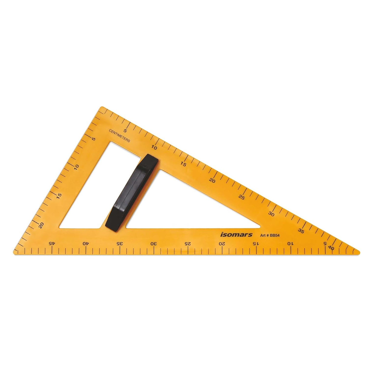 Isomars Teacher's Set Square | 60/30 Degrees | Extra Large Size for Blackboard/Whiteboard | With Detachable Handle - Isomars