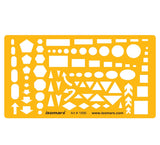 Isomars Technical Drawing Drafting Templates Set of 4 - with French Curves - Isomars