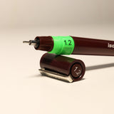Isomars Technoart Fineliner Technical Drawing Pen 1.2mm with Black Waterproof Drawing Ink Set for Sketching, Drafting & Illustration - Isomars