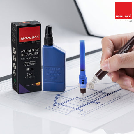Isomars Technoart Technical Drawing Ink Combo (Set of 9) - Isomars