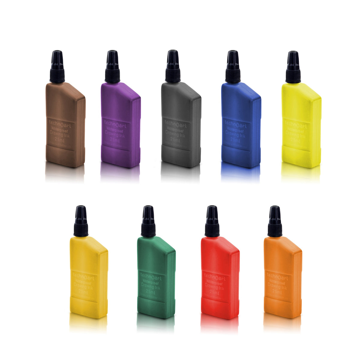 Isomars Technoart Technical Drawing Ink Combo (Set of 9) - Isomars