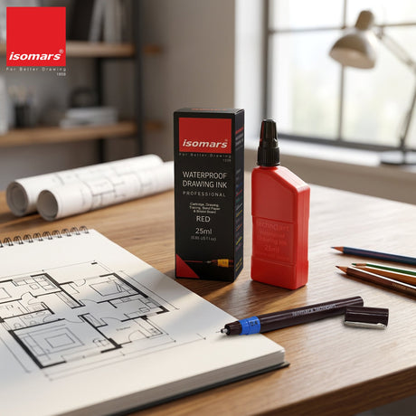 Isomars Technoart Technical Drawing Ink Combo (Set of 9) - Isomars