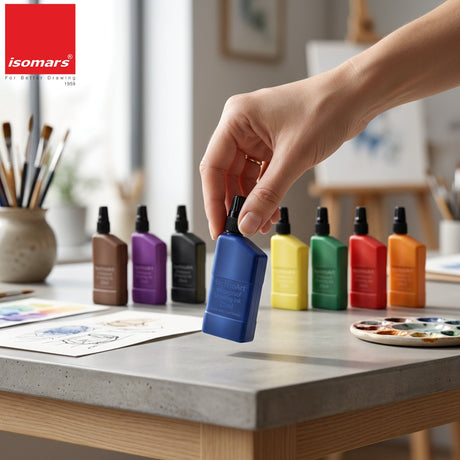 Isomars Technoart Technical Drawing Ink Combo (Set of 9) - Isomars
