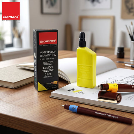 Isomars Technoart Technical Drawing Ink Combo (Set of 9) - Isomars