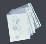 Isomars Transparent Document Sleeves Set of 12 - A2 Size - Isomars