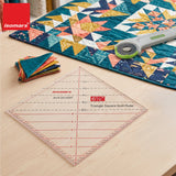 Isomars Triangle Square Quilt Ruler 6.5 Inch for Quilting - Isomars