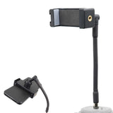 Isomars Tripod Mobile Holder Adjustable- for Smartphones & iPhones (Black) with 360° Rotational Working Angles & Flexible Extender with Spring Mechanisam Adjustable Angles - Isomars
