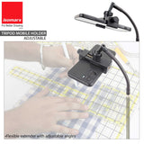 Isomars Tripod Mobile Holder Adjustable- for Smartphones & iPhones with 360° Rotational Working Angles (6 Inches (Knob Style)) - Isomars