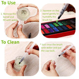 Isomars Water Brush Pen Set of 6 - Isomars