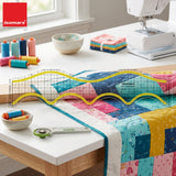 Isomars Wave Quilting Ruler 12.75 x 3 Inch Acrylic Sewing Template - Isomars