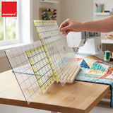 Isomars Wooden Quilting Stand with 6 Slots for Quilting Rulers - Isomars