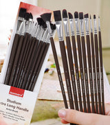 Isomars Professional Artist Brushes For Acrylic Oil Watercolor And Texture Painting