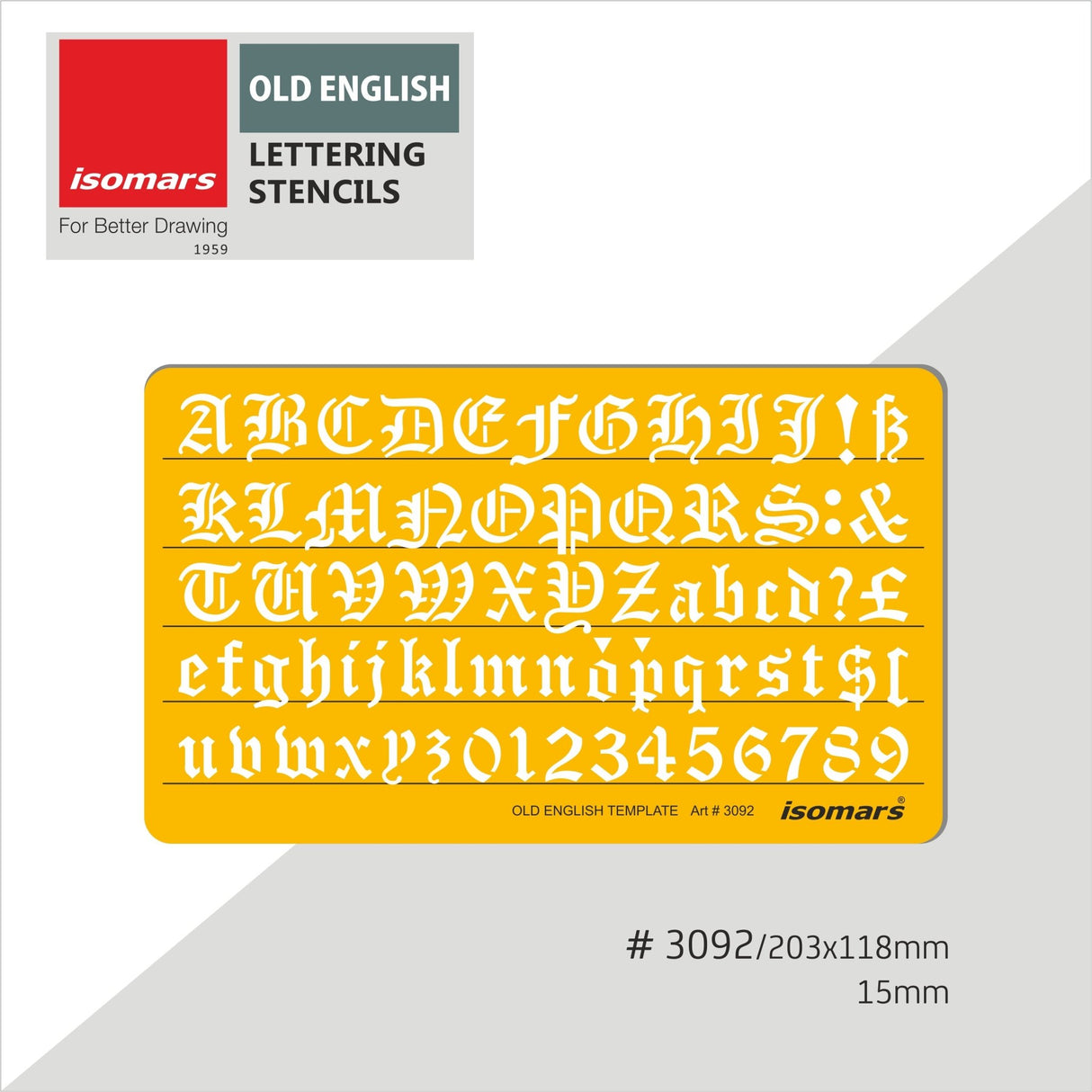 Old English Stencil - Isomars