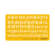 Old English Template Stencil (20mm) - Isomars
