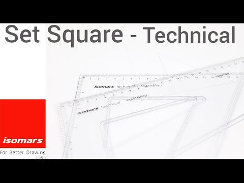 Isomars Technical Set Squares 12"x14"