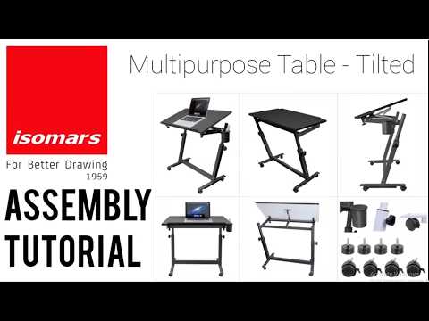 Isomars Multipurpose Wooden Adjustable Laptop / Study Table – 30 × 17 Inch