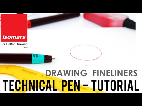 Technoart Technical Drawing Pen and Ink Combo set