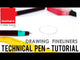 Technoart Technical Drawing Pen and Ink Combo set