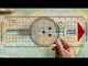 Isomars Marine navigation set with Portland course plotter and brass divider for accurate chart plotting and distance transfer