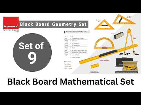 Isomars Teacher's Blackboard/Whiteboard Compass | Divider With Marker/Chalk Holder