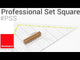 Professional Set Square 8"