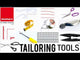 Isomars Fashion Designing Kit Set of 10 Tailoring Pattern Making Tools