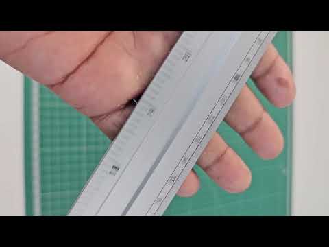 Isomars Aluminium Cutting Rulers Combo Set 12"/30 cm and 24"/60 cm